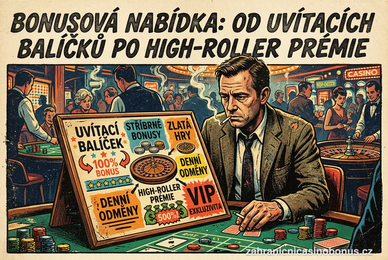 Bonusová nabídka: Od uvítacích balíčků po High-Roller prémie
