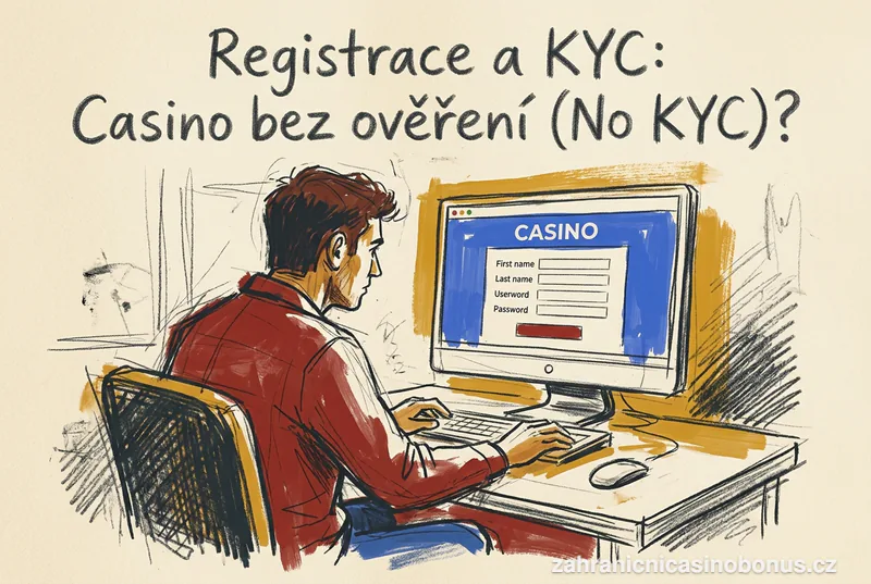 Registrace a KYC: Casino bez ověření (No KYC)?
